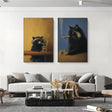 Abstract Animal Wall Art Set of 2 #DL070