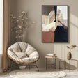 Textured Geometric Opulence | Neutral Contrast