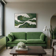 Green Abstract Textured Wall Art #AT156