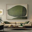 Green Abstract  Wall Art #AT030