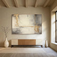 Textured Gilded Serenity | Neutral Abstract