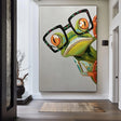 Abstract Frog Animal Wall Art #DL061