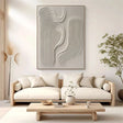 Beige and Brown Abstract Texture Wall Art #AT012