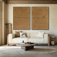 Wabi Sabi Abstract Wall Art Set of 2 #WT075