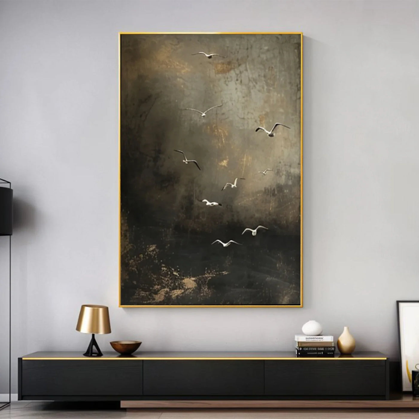 Abstract Bird Animal Wall Art #DL054