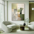 Green Abstract Wall Art  #AT066