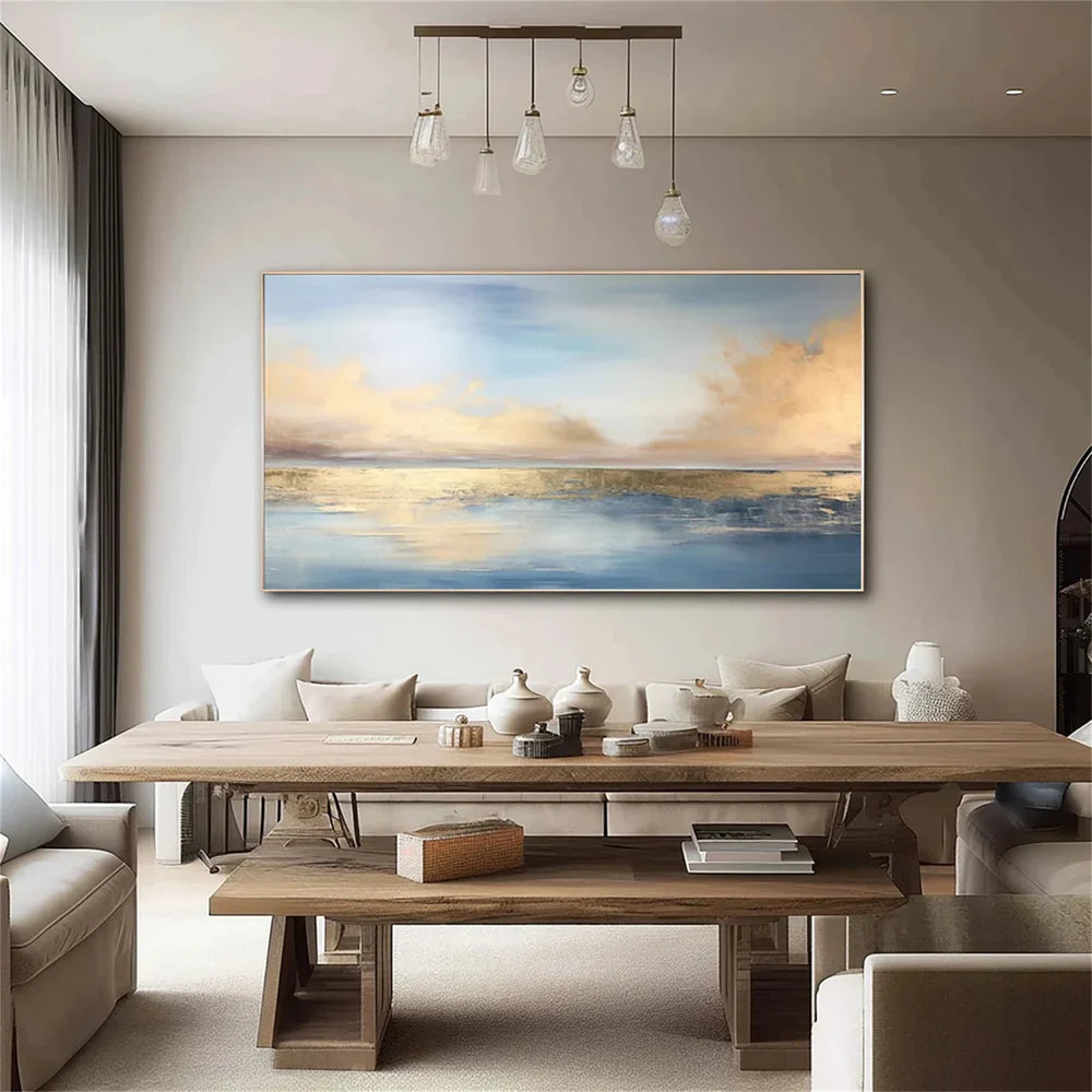 Ocean & Sky Abstract Wall Art # MO018