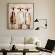 Abstract Portrait Textured Wall Art #PB024