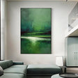 Green Abstract Wall Art #AT169
