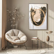 Textured Gilded Swirl | Contrast Tones