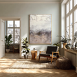 Textured Misty Elegance | Grey Beige