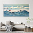 Surfing Sport Art Textured Canvas #PT025
