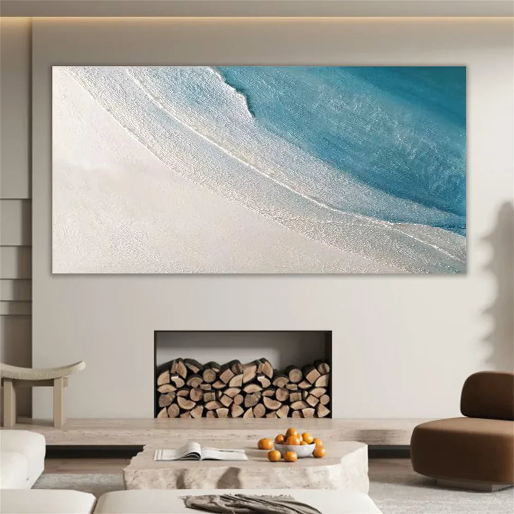 Ocean & Sky Abstract Wall Art #MO068