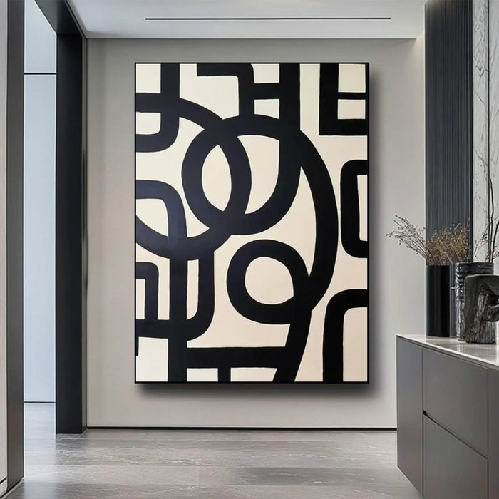 Black and White Minimalist Wall Art #MT135
