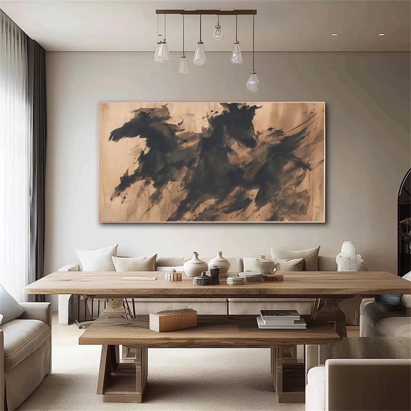 Abstract Horse Animal Wall Art #DL048
