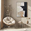 Textured Geometric Depth | Neutral Contrast