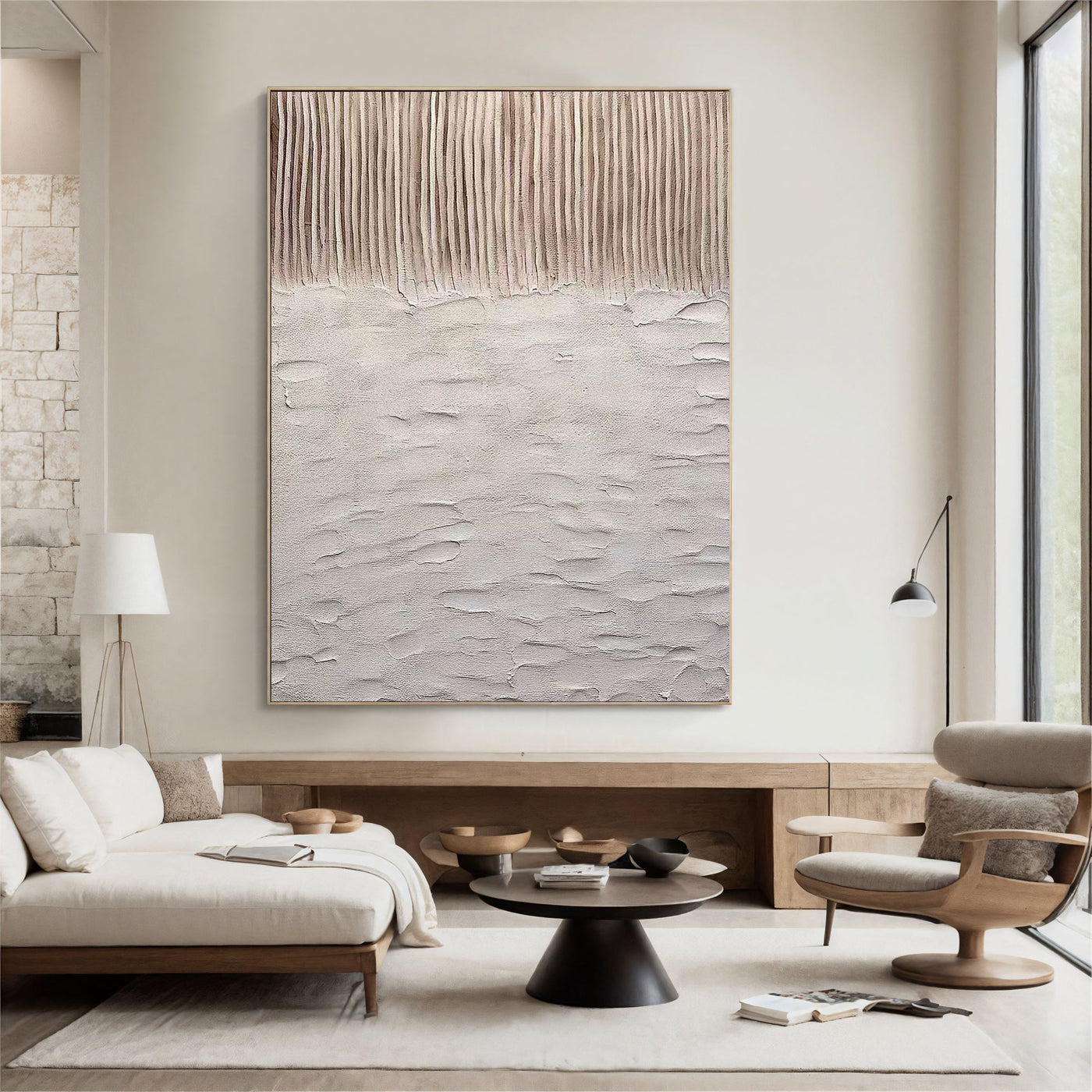 Textured Neutral Depth | Beige Textures