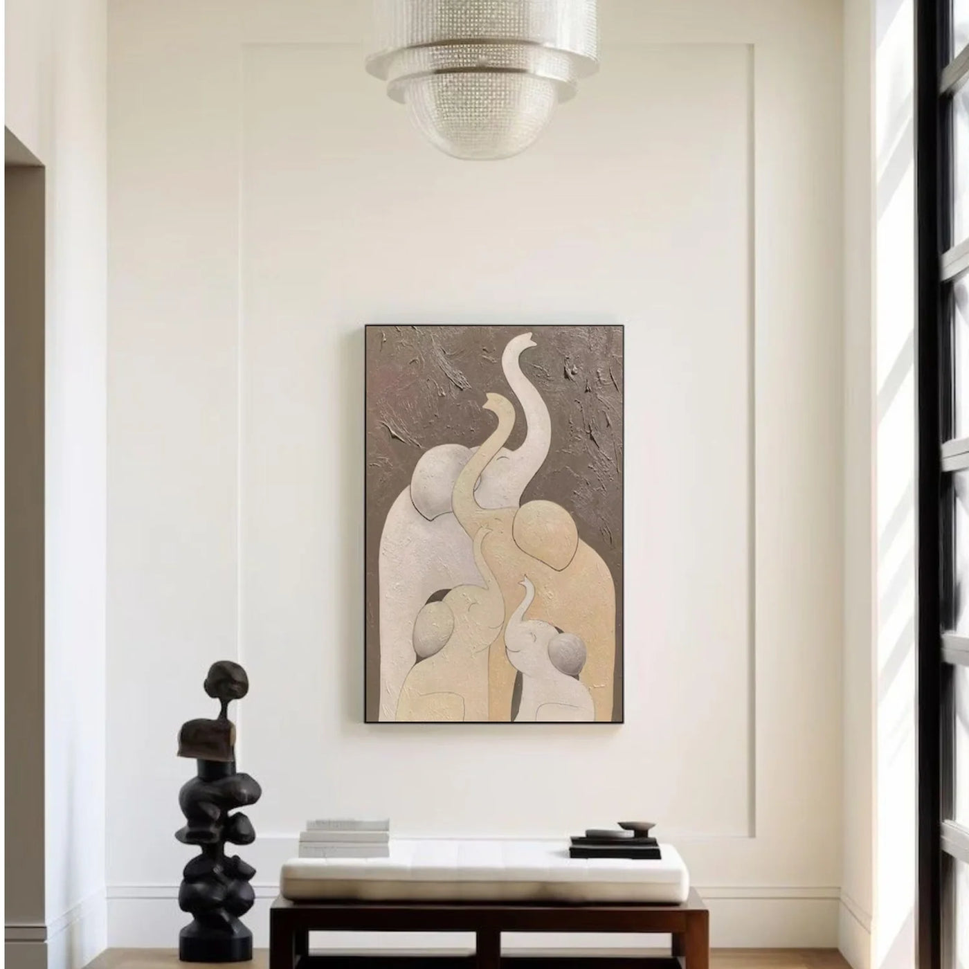 Abstract Elephant Animal Wall Art #DL052