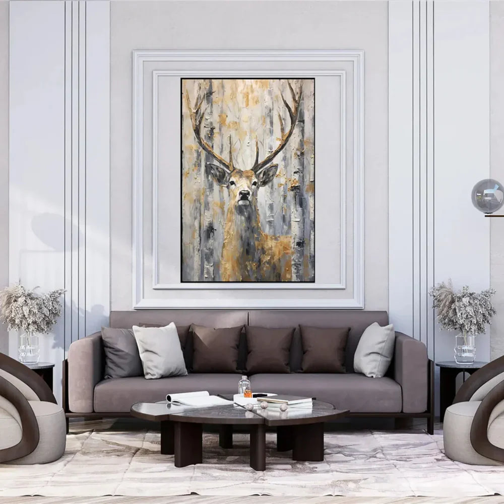 Abstract Animal Textured Wall Art #DL037