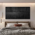 Black Minimalist Textured Wall Art #MT030