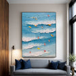 Swimming Sport Art Textured Canvas #PT044