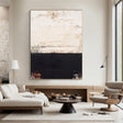 Textured Beige Contrast | Ebony Hues