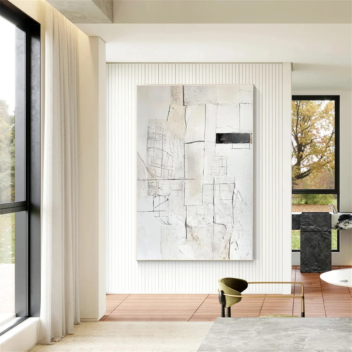 Wabi Sabi Abstract Wall Art #WT066