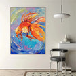 Abstract Goldfish Animal Wall Art #DL063