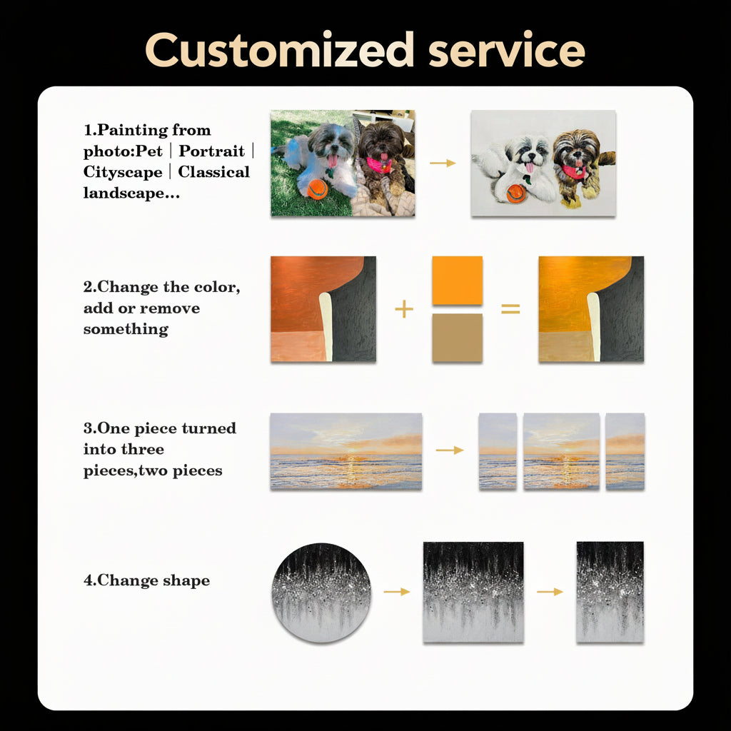 Ocean & Sky Abstract Wall Art # MO021