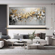 Flower & Tree Textured  Abstract Wall Art #SF066