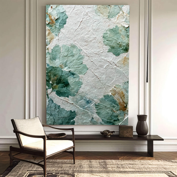 Crinkled Foliage Serene | Sage Bloom