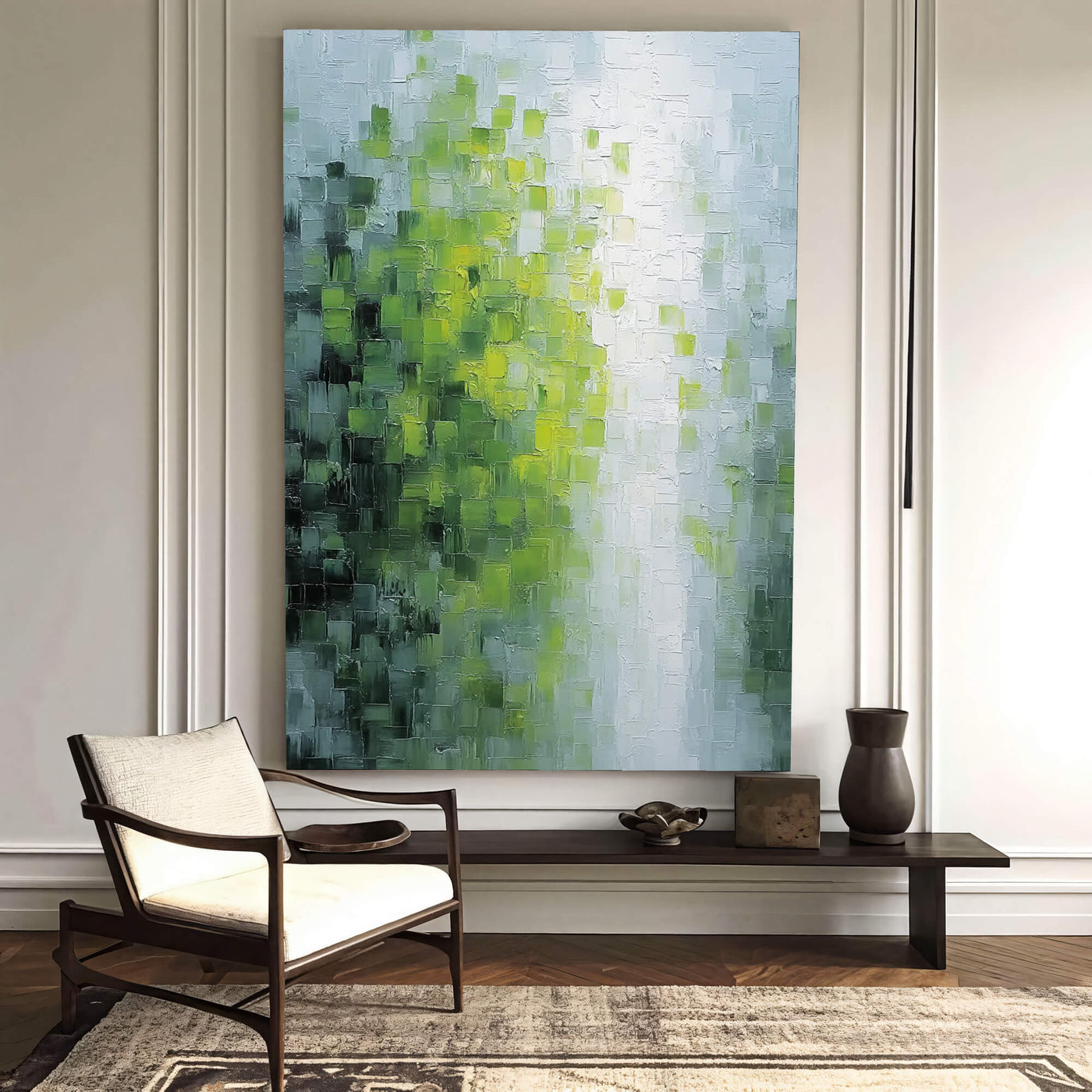 Impasto Block Glow | Lime Woods