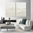 Mountain Textured Wall Art Set of 2 #MS007