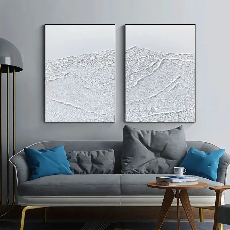 Mountain Textured Wall Art Set of 2 #MS023