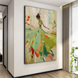 Abstract Portrait Textured Wall Art #PB020