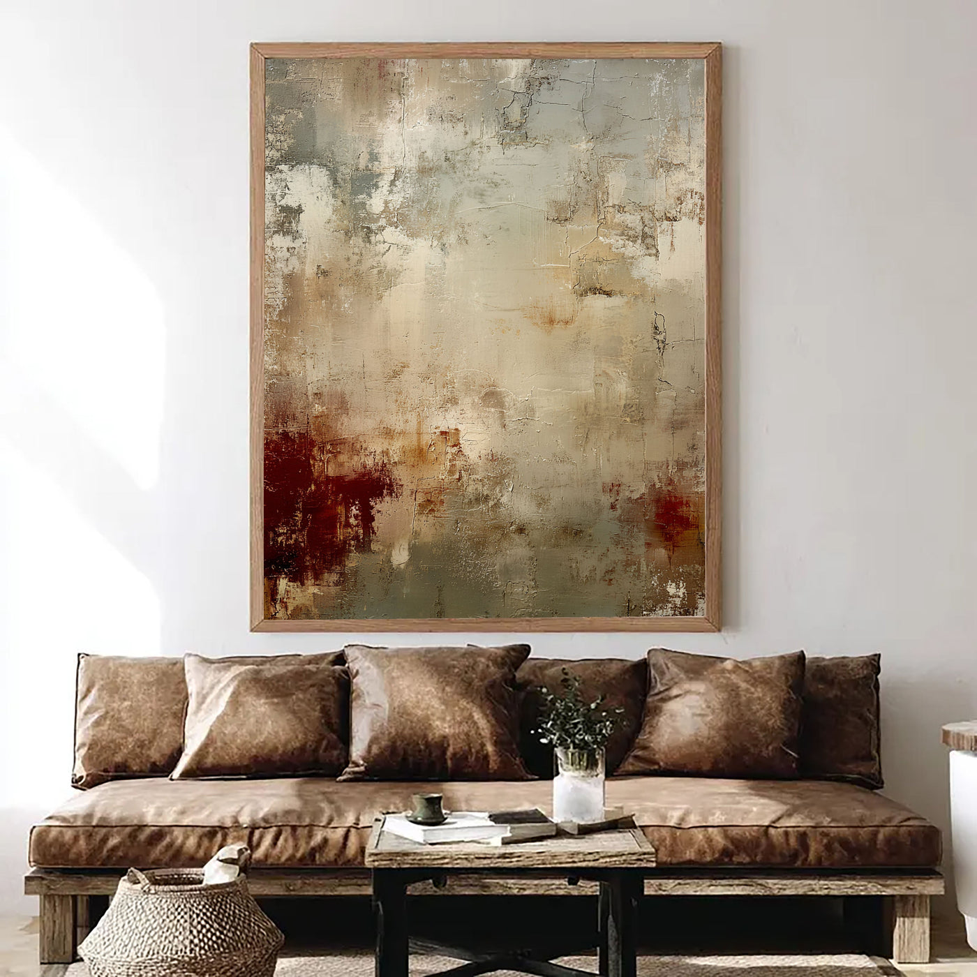 Textured Aged Warmth | Crimson Patina