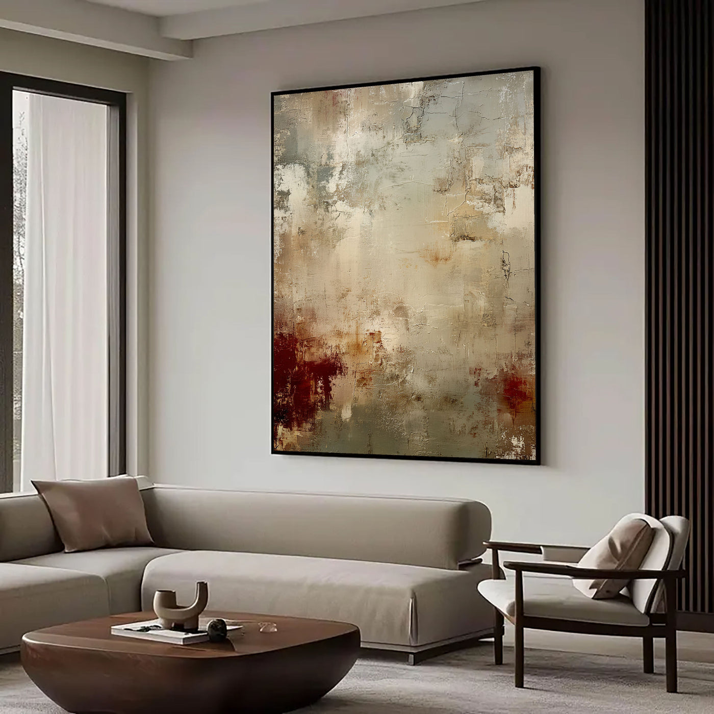 Textured Aged Warmth | Crimson Patina