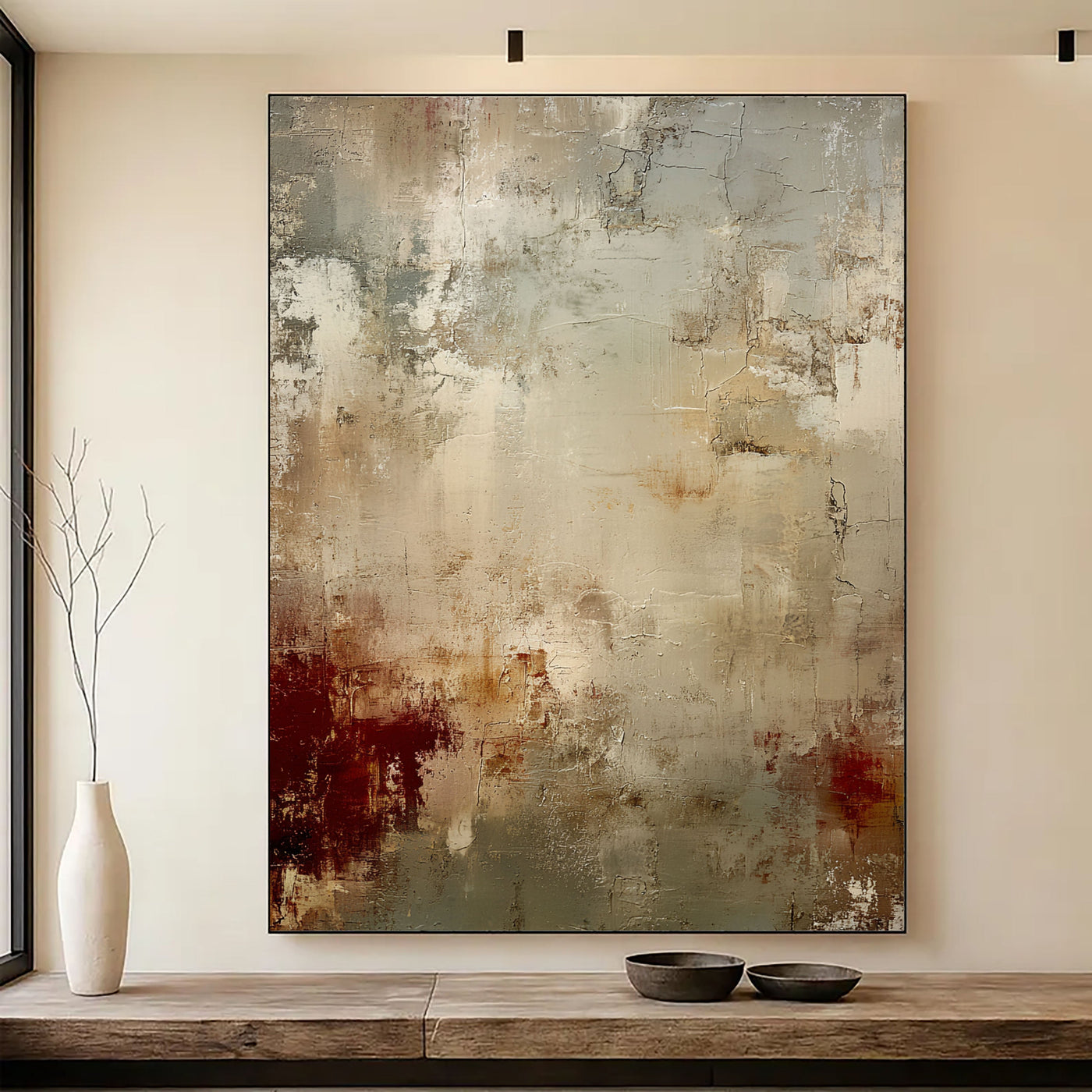 Textured Aged Warmth | Crimson Patina