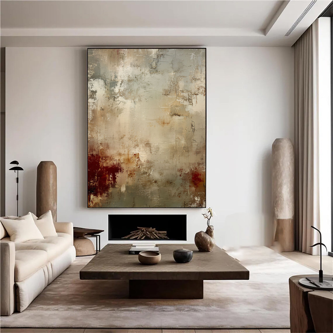 Textured Aged Warmth | Crimson Patina