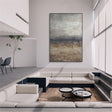 Textured Silver Horizon | Coastal Mist