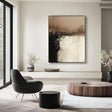 Textured Contrast Horizon | Warm Noir