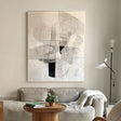 Textured Linear Abstract | Black White