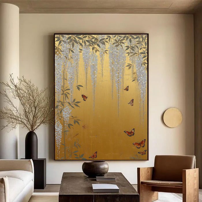 Textured Wisteria Glow | Butterfly Blooms