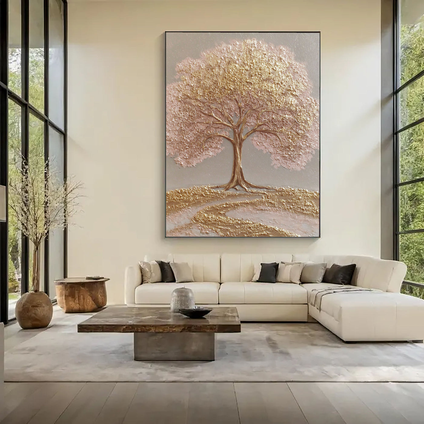 Textured Gilded Canopy | Blush Grove