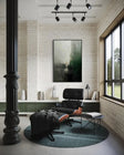 Textured Misty Reflections | Verdant Horizon