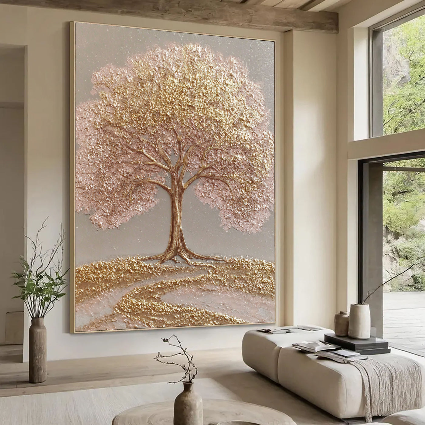 Textured Gilded Canopy | Blush Grove