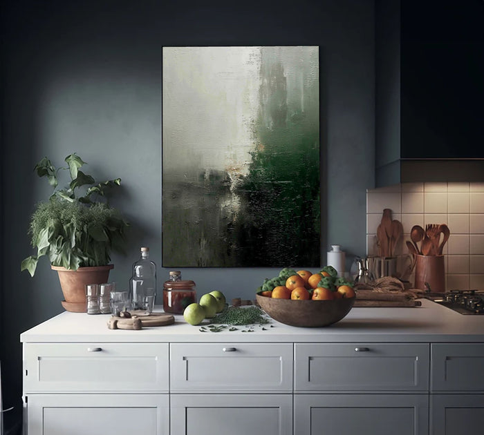 Textured Misty Reflections | Verdant Horizon