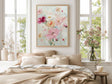 Textured Floral Garden | Soft Pink