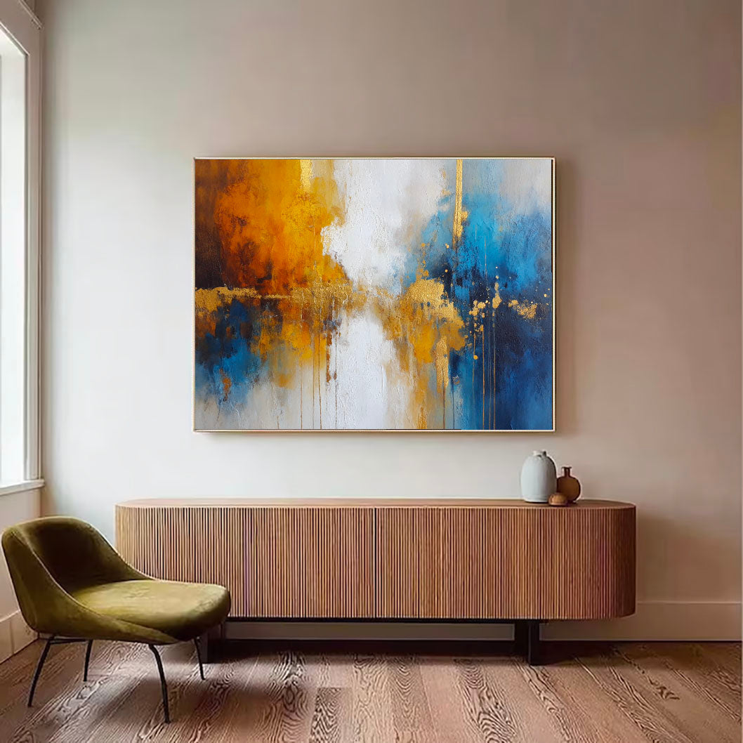 Textured Gilded Hues | Amber Azure