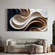 Textured Abstract Flow | Earth Tones